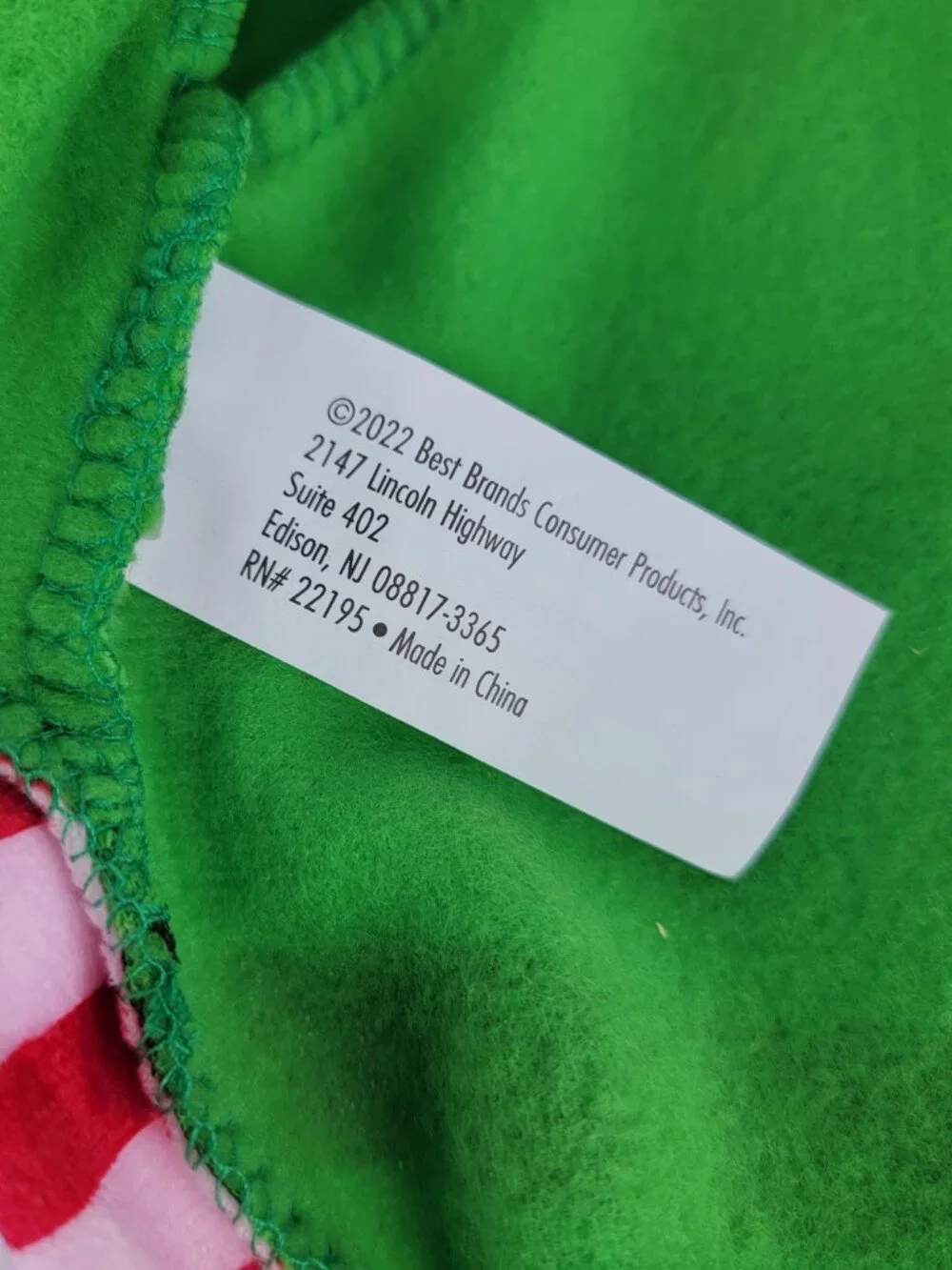 Best Brands Elf Pet Costume Hooded Green Red White Size XSmall